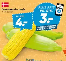 Bilka Løse danske majs tilbud