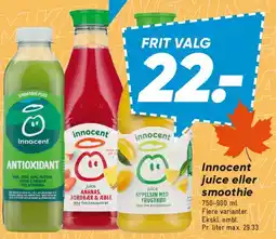 Bilka Innocent juice eller smoothie tilbud