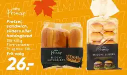 Bilka Pretzel, sandwich, sliders eller hotdogbrød tilbud
