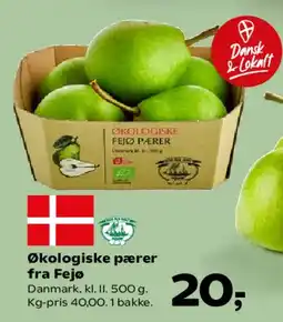 SuperBrugsen Økologiske pærer fra Fejø tilbud