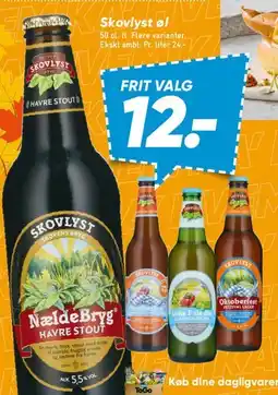 Bilka Skovlyst øl tilbud