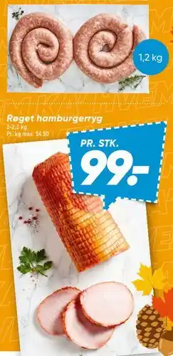 Bilka Kogt hamburgerryg tilbud