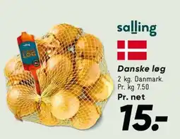 Bilka Danske løg tilbud