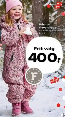 Kvickly Friends flyverdragt (kampagnetilbud) tilbud