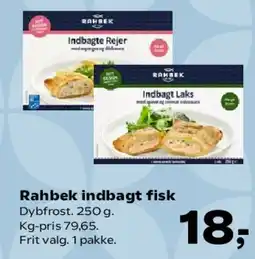 SuperBrugsen Rahbek indbagt fisk tilbud
