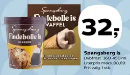 SuperBrugsen Spangsberg flødeboller is tilbud