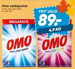 Bilka OMO vaskepulver tilbud