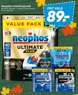 Bilka Neophos maskinopvask (Value Pack) tilbud