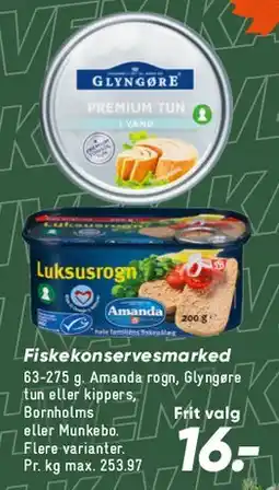 Bilka Luksusrogn / Fiskekonservesmarked tilbud