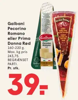 SPAR Galbani Pecorino Romano eller Prima Donna tilbud