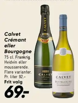 Bilka Calvet Crémant eller Bourgogne tilbud