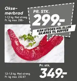 Bilka Oksemørbrad tilbud