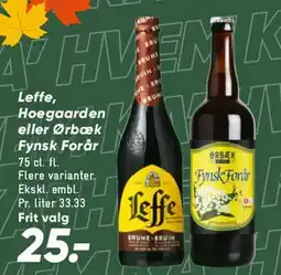 Bilka Leffe / Hoegaarden øl tilbud