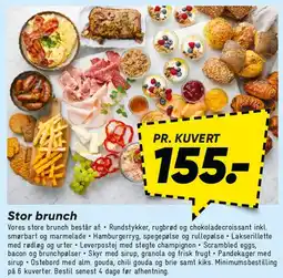 Bilka Stor brunch tilbud