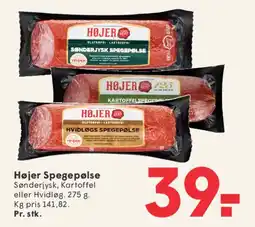SPAR Højer Spegepølse tilbud
