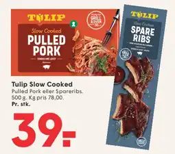 SPAR Tulip Slow Cooked Pulled Pork tilbud