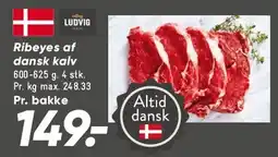 Bilka Ribeyes af dansk kalv tilbud