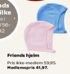 Kvickly Friends hjelm tilbud