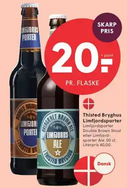 SPAR Thisted Bryghus Limfjordsporter tilbud