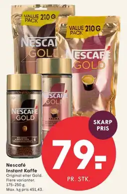 SPAR Nescafé Instant Kaffe tilbud