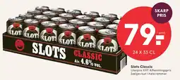 SPAR Slots Classic (24 x 33 cl) tilbud
