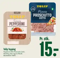 Min Købmand Tulip Topping tilbud