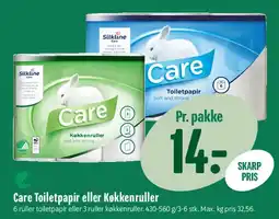 Min Købmand Care Toiletpapir eller Køkkenruller tilbud