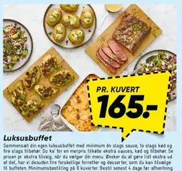 Bilka Luksusbuffet tilbud
