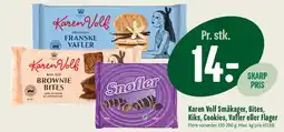 Min Købmand Karen Volf småkager, bites, kiks, cookies, vafler eller flager tilbud