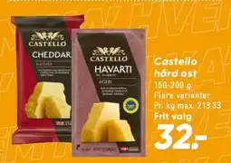 Bilka Castello cheddar / havarti tilbud