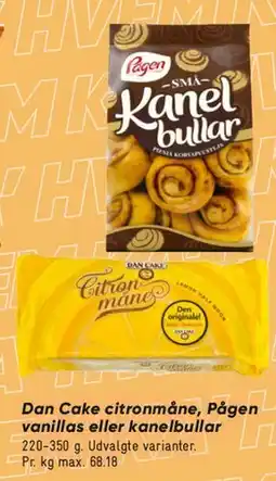 Bilka Pågen kanelbullar / Citronmåne tilbud