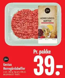 Min Købmand Gestus Herregårdsbøffer tilbud