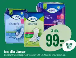 Min Købmand Tena eller Libresse tilbud