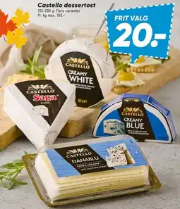Bilka Castello dessertost tilbud