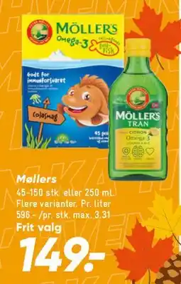 Bilka Moller's Omega-3 tilbud
