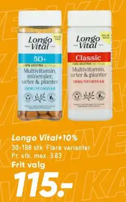 Bilka Longo Vital+ tilbud