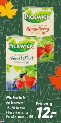 Bilka Pickwick tebreve tilbud