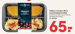 SPAR Kalkun Cordon Bleu med flødekartofler tilbud