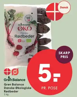 SPAR Grøn Balance Danske Økologiske Rødbeder tilbud