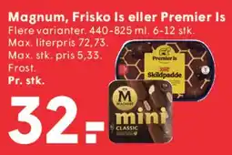 SPAR Magnum, Frisko eller Premier is tilbud