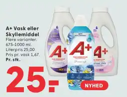 SPAR A+ Vask eller skyllemiddel tilbud