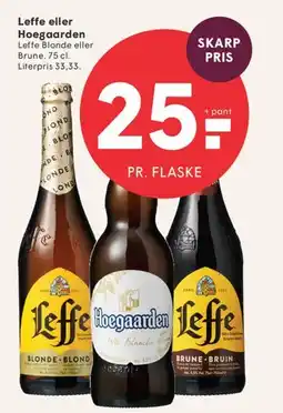 SPAR Leffe eller Hoegaarden tilbud