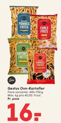 SPAR Gestus Ovnr-Kartofler tilbud