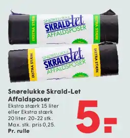 SPAR Skræld-Let Affaldsposer tilbud