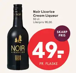 SPAR Noir Licorice Cream Liqueur tilbud