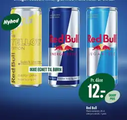 Min Købmand Red Bull (Yellow Edition, Energy Drink, Sugarfree) tilbud