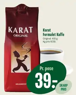 Min Købmand Karat Formalet Kaffe tilbud