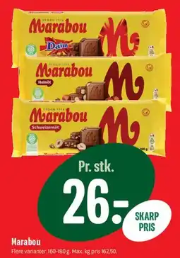 Min Købmand Marabou tilbud
