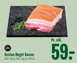Min Købmand Gestus Røget Bacon tilbud