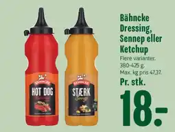 Min Købmand Bähncke Dressing, Sennep eller Ketchup tilbud